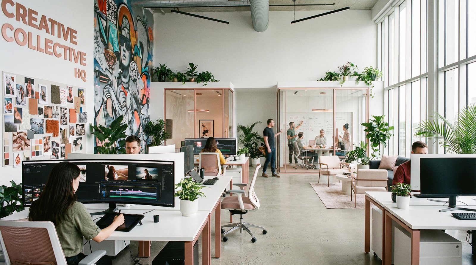 芒果视频传媒公司办公环境